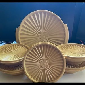 COPY - Vintage Tupperware Storage Set—Harvest Gold